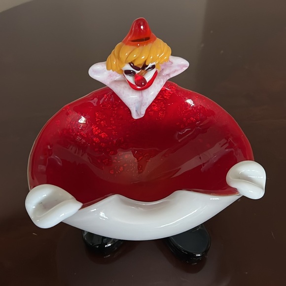 Murano Blown Glass Sculptured Whimsical Clown - Picture 5 of 13